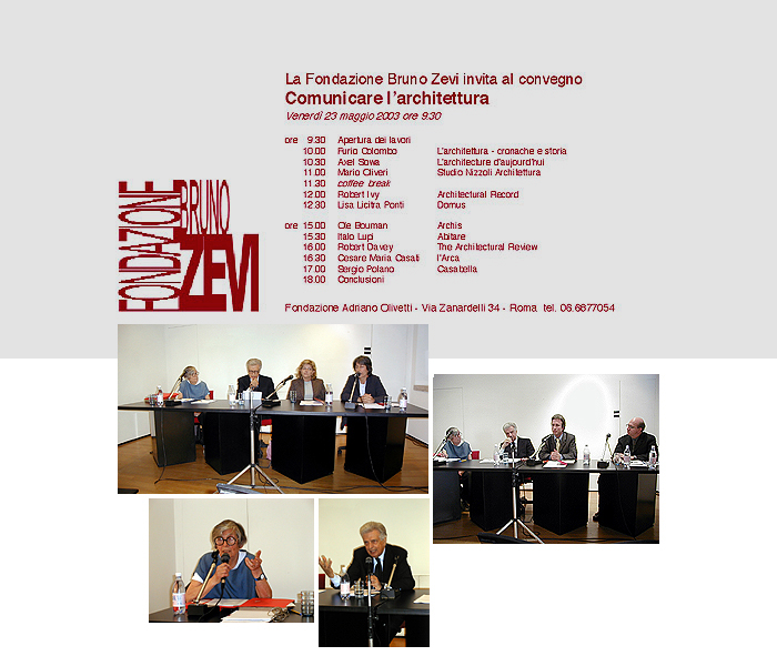 Comunicare l’architettura – Roma
