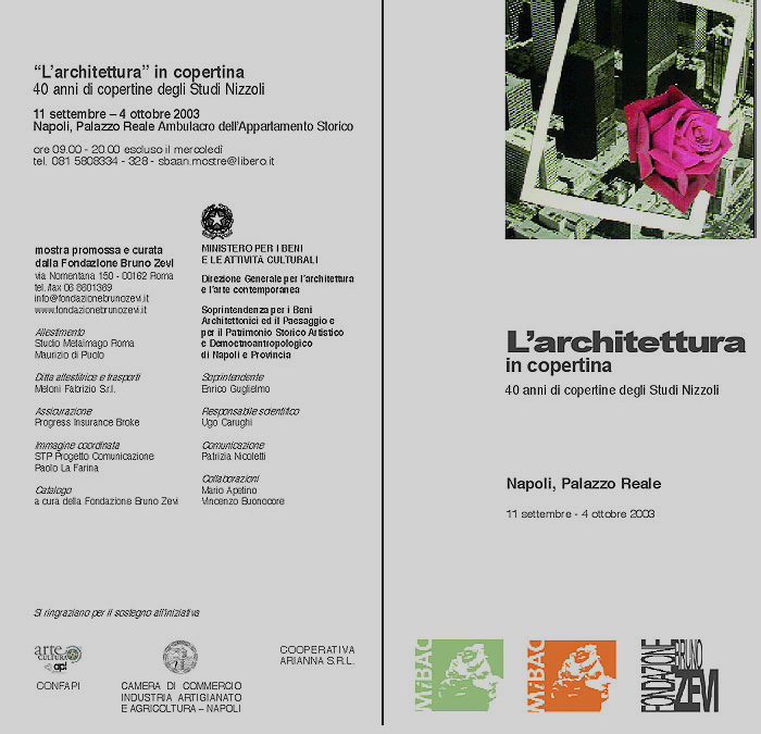 (Italiano) “L’Architettura” in copertina – Napoli