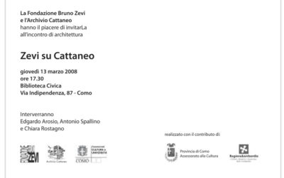 Convegno e Presentazione del libro: Cesare Cattaneo 1912-1943