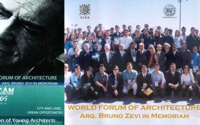 (Italiano) World Forum of Architecture  I.F.Y.A. International Forum of Young Architects  Arq. Bruno Zevi in memoriam