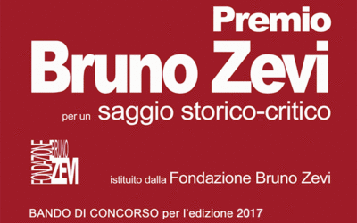 Bruno Zevi Prize 2017