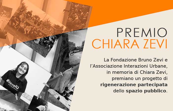 Bando “Premio Chiara Zevi” – Per una realizzazione partecipata di spazio pubblico