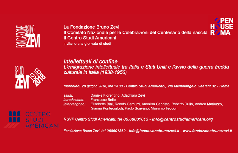 Intellettuali di confine. L’emigrazione intellettuale tra Italia e Stati Uniti e l’avvio della guerra fredda culturale in Italia (1938-1950)