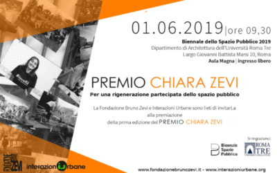 (Italiano) Premiazione della prima edizione del Premio Chiara Zevi