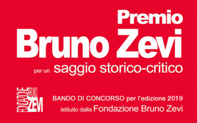 Proroga del bando di concorso per la 13a edizione del Premio Bruno Zevi