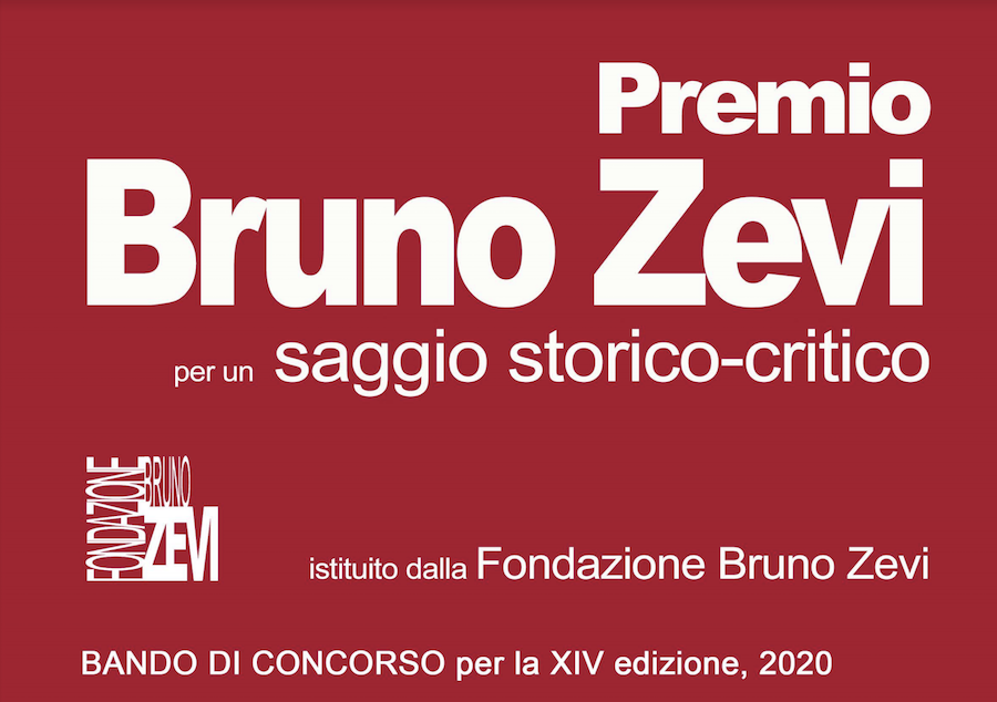 Bruno Zevi Prize 2020