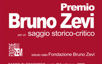 Bando di concorso per la 16a edizione del Premio Bruno Zevi